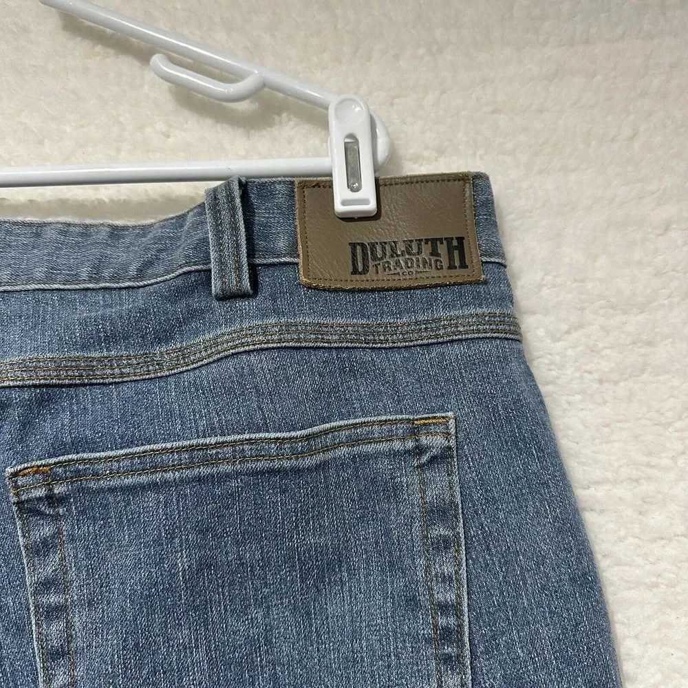 Duluth Flex Ballroom Men's Blue Cotton Blend‎ Stretch Jeans Size 40X30